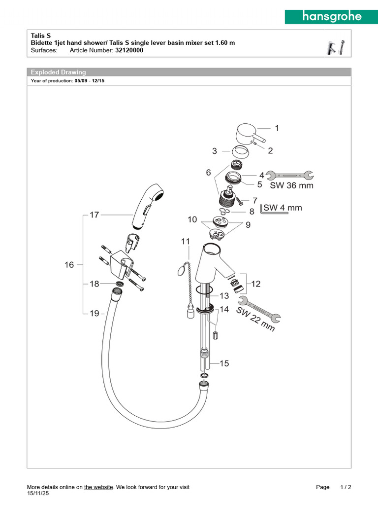 Spannende Hansgrohe Ersatzteilkatalog Pdf Bilder
