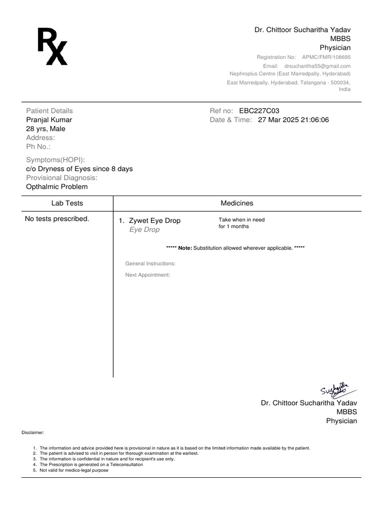 Patient Details Ref No: Date & Time:: Eye Drop | PDF | Social Programs ...