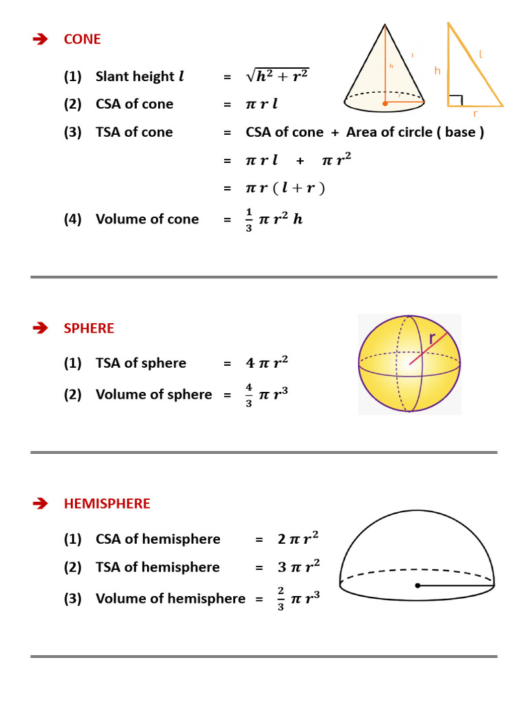 G9 SA & v Formulas | PDF
