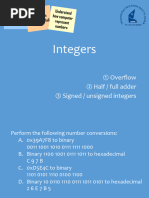 Bit Integer Limits Cheat Sheet | PDF | Computers