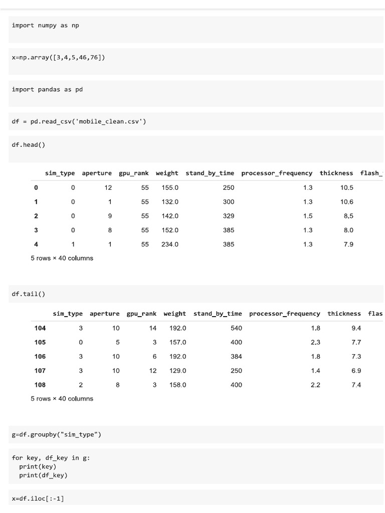 Numpy Practical | PDF