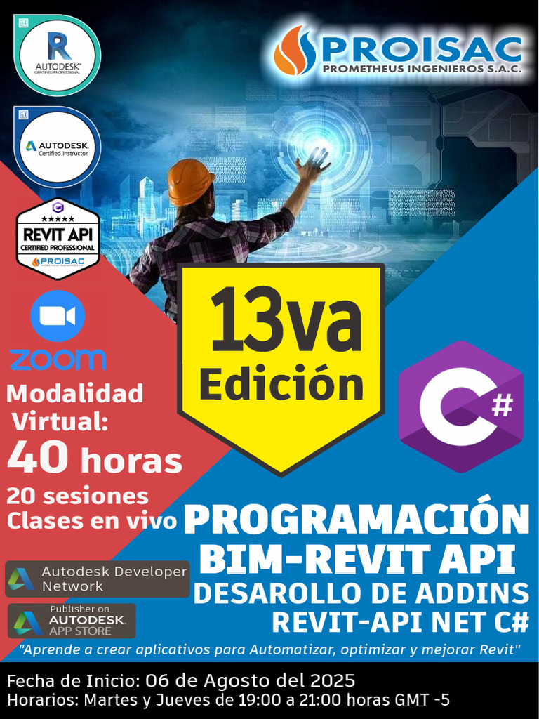 Curso de Add-ins para Revit API C# | PDF | Autodesk Revit | Ingeniería ...