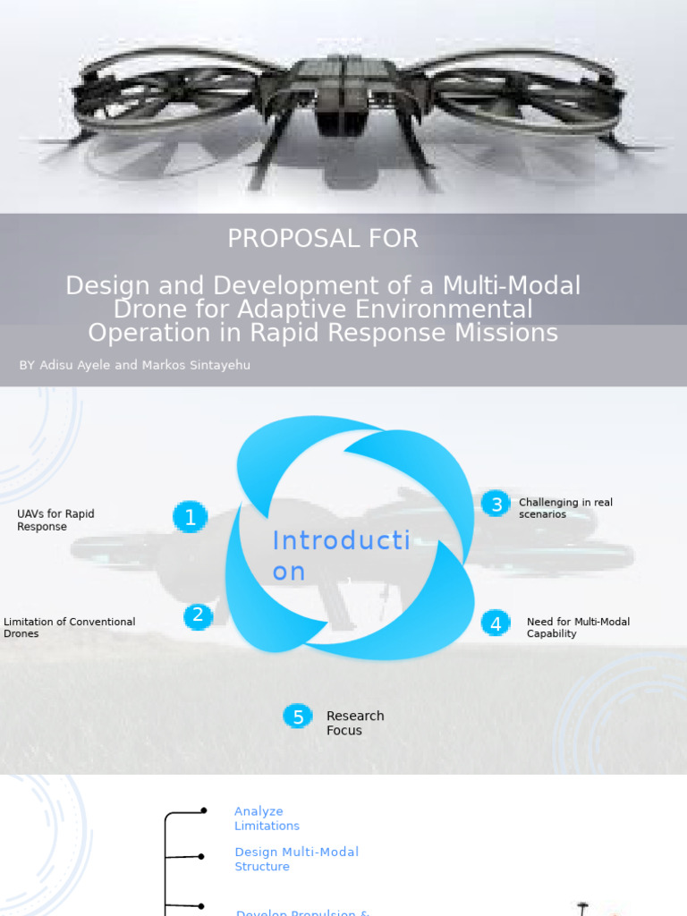 Multi-Modal Drone Development Proposal | PDF | Unmanned Aerial Vehicle ...