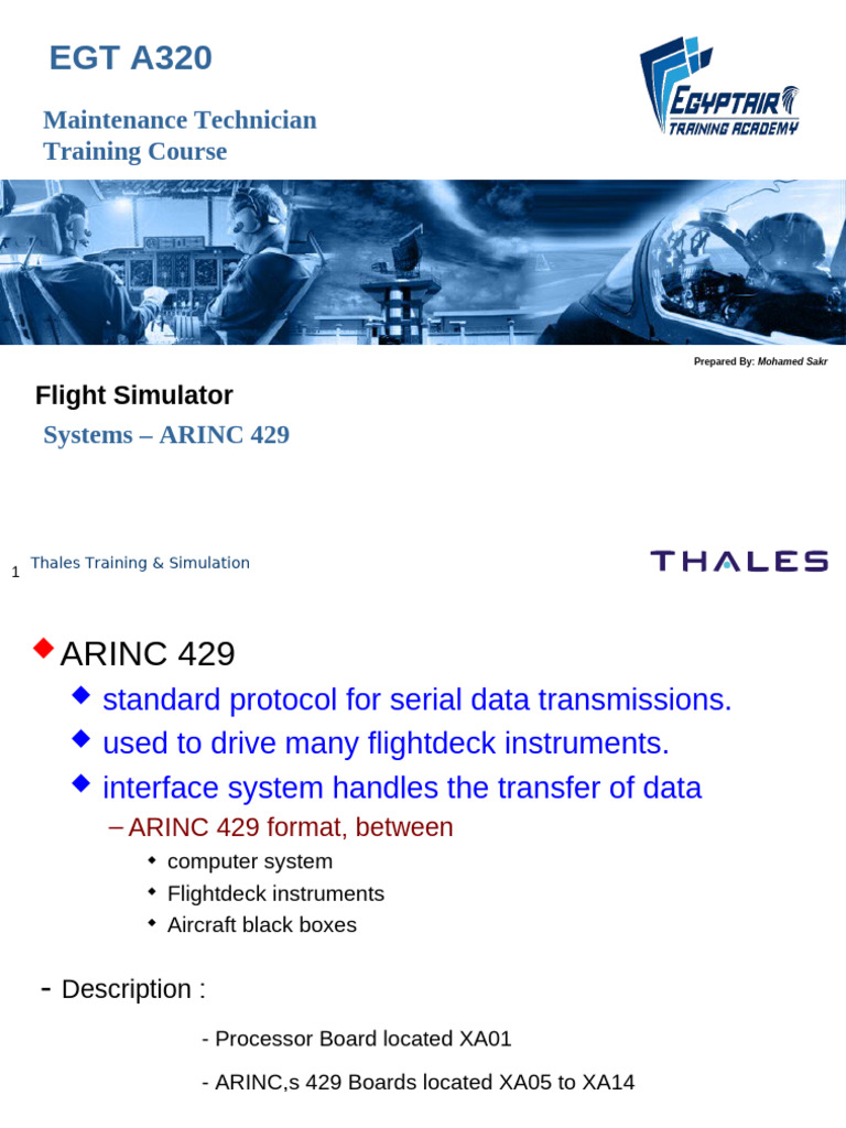 ARINC 429 Training for Maintenance Technicians | PDF | Computer ...