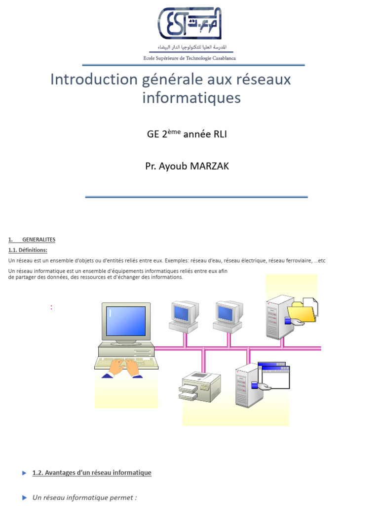 Introduction aux réseaux informatiques | PDF | Serveur (Informatique ...