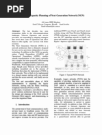 Design and Capacity Planning of Next Generation Network