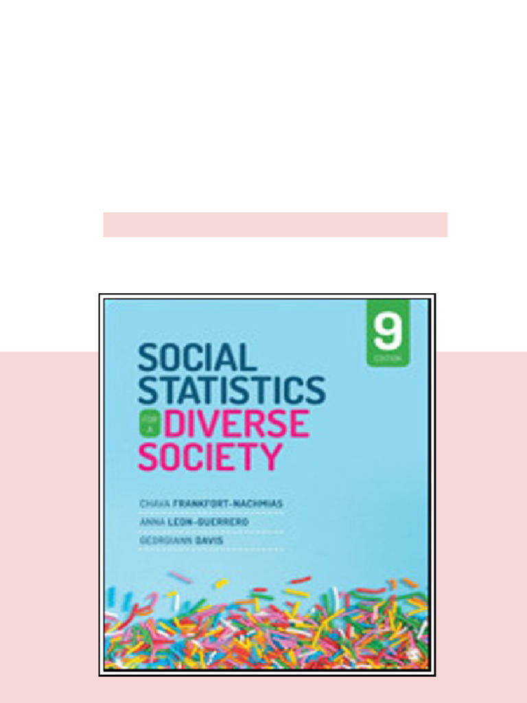 Test Bank for Social Statistics for a Diverse Society, 9th Edition ...