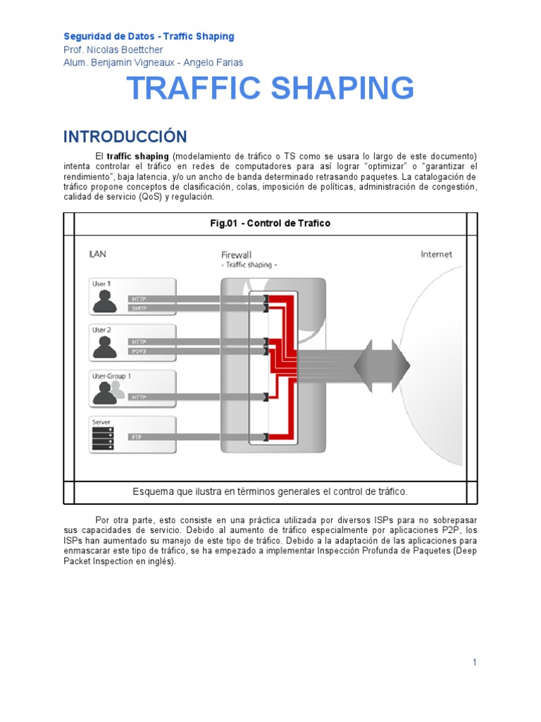 Traffic Shaping: Control y Optimización | PDF | Calidad de servicio ...