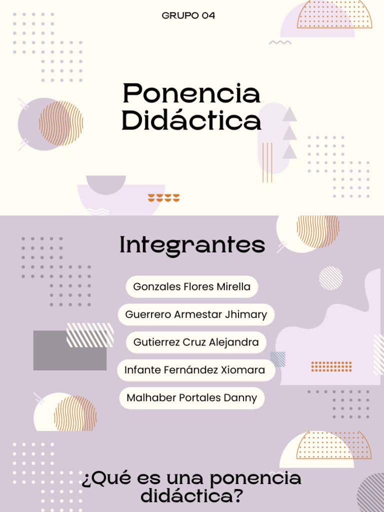 Guía para una Ponencia Didáctica Efectiva | PDF | Aprendizaje | Enseñando