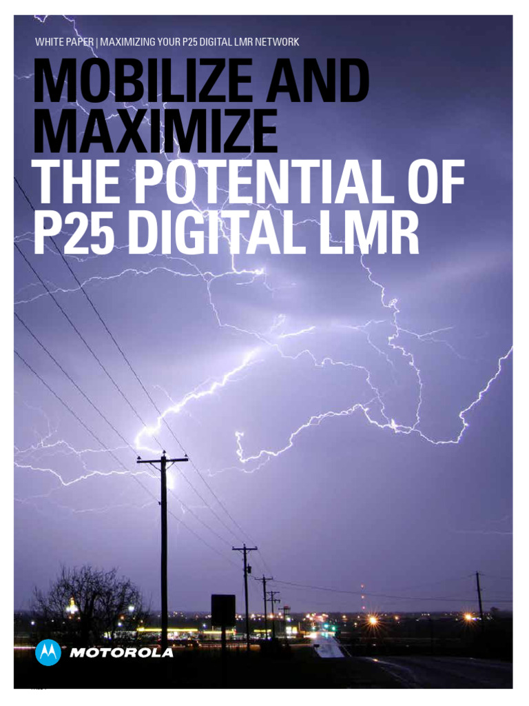 Maximizing Your p25 Digital LMR Network White Paper 1 | PDF ...