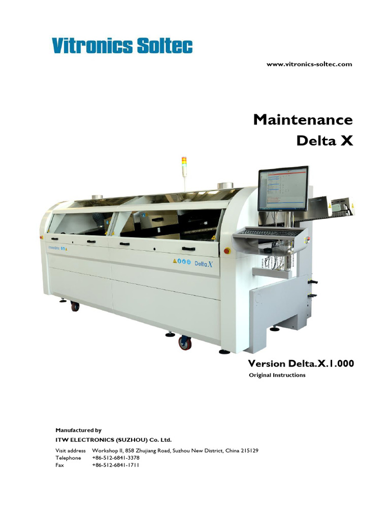 MaintenanceDelta X | PDF | Belt (Mechanical) | Bearing (Mechanical)