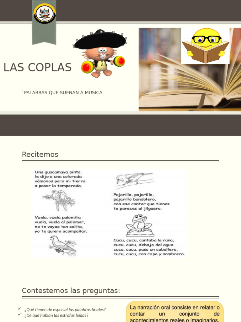 Las Coplas Clase Lunes 17 | PDF