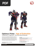 Transformable G1 Optimus Prime Papercraft | PDF