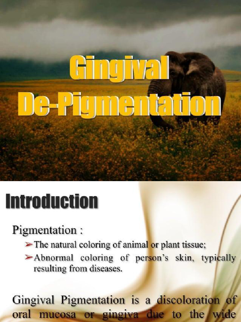 Gingival Depigmentation | PDF