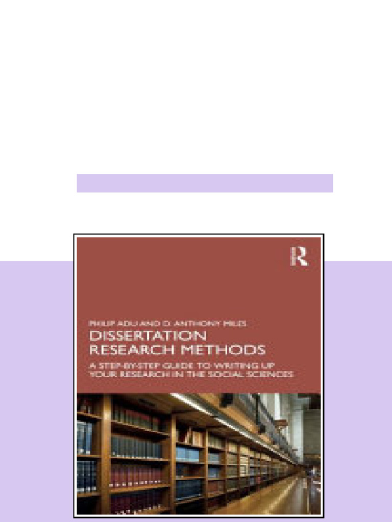 (Ebook) Dissertation Research Methods: A Step-by-Step Guide to Writing ...