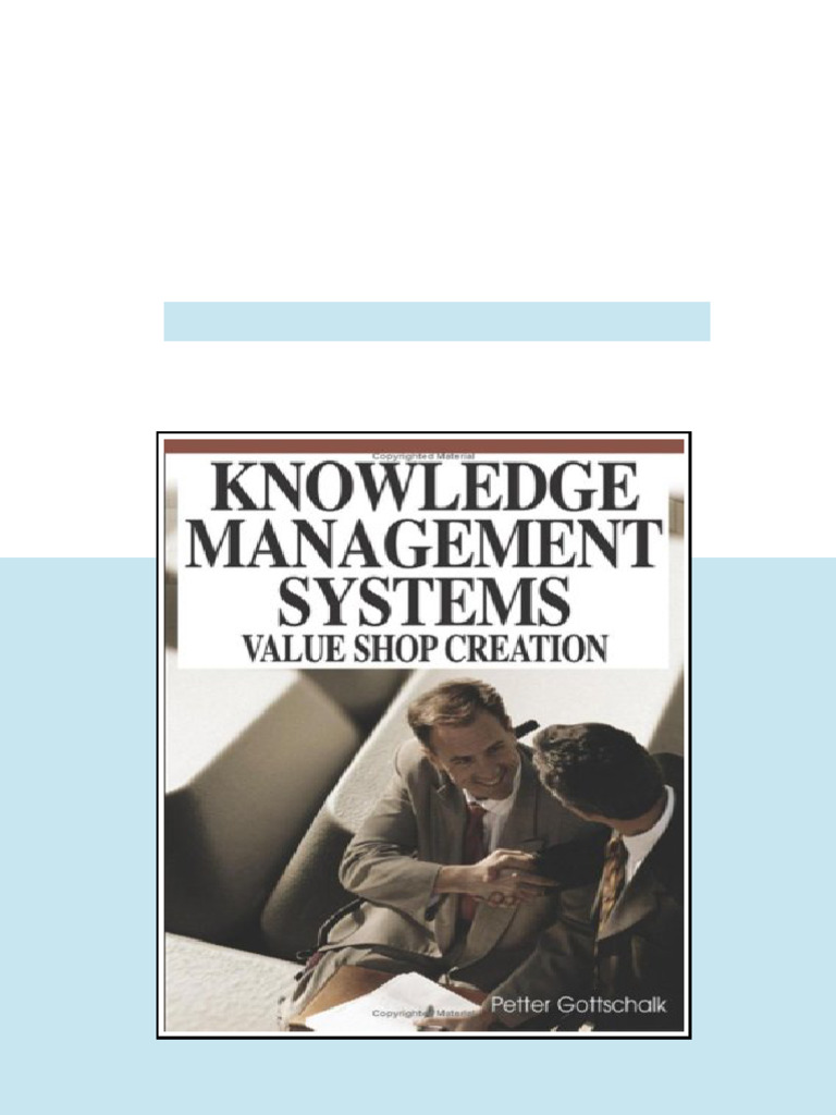 Knowledge Management Systems Value Shop Creation Petter Gottschalk ...