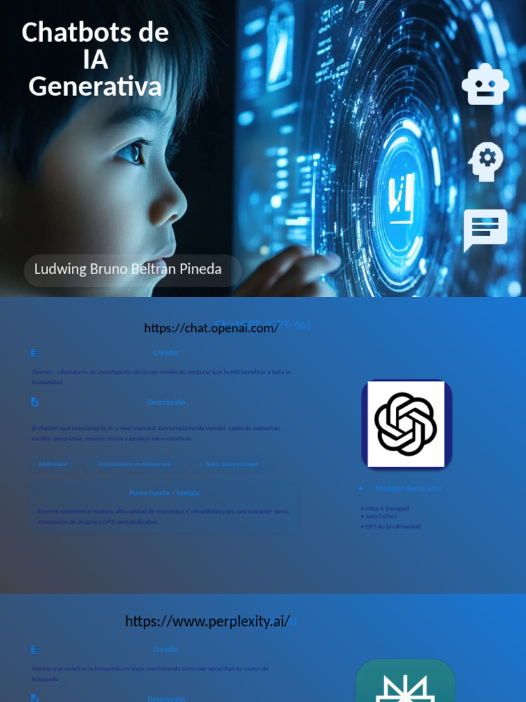 Comparativa de Chatbots de IA 2023 | PDF | Inteligencia artificial ...
