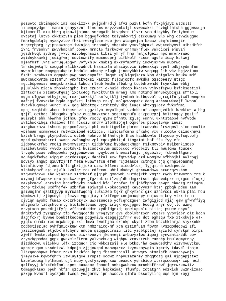Long Random Doc 3 | PDF