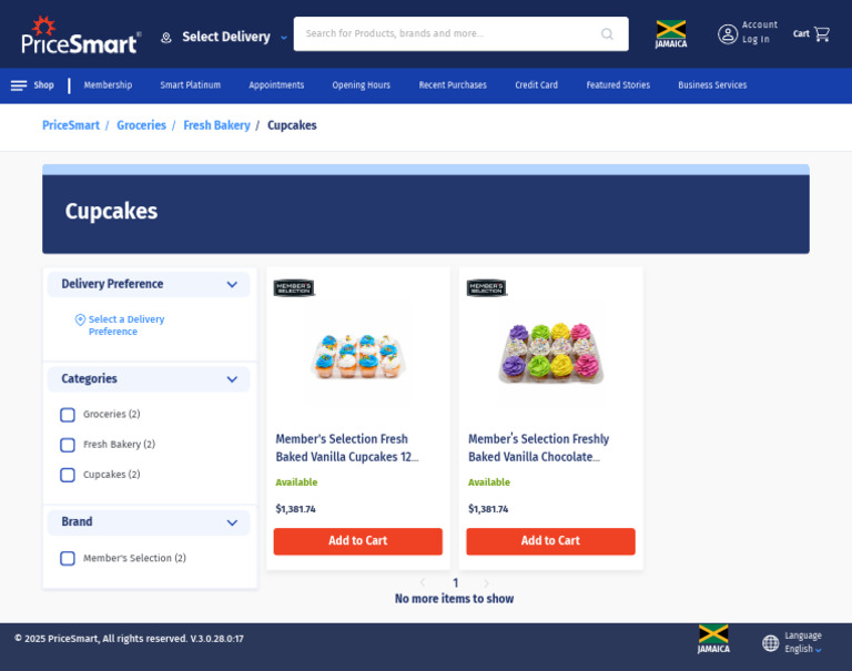 PriceSmart Cupcake Selection Online | PDF | Cupcake | Desserts