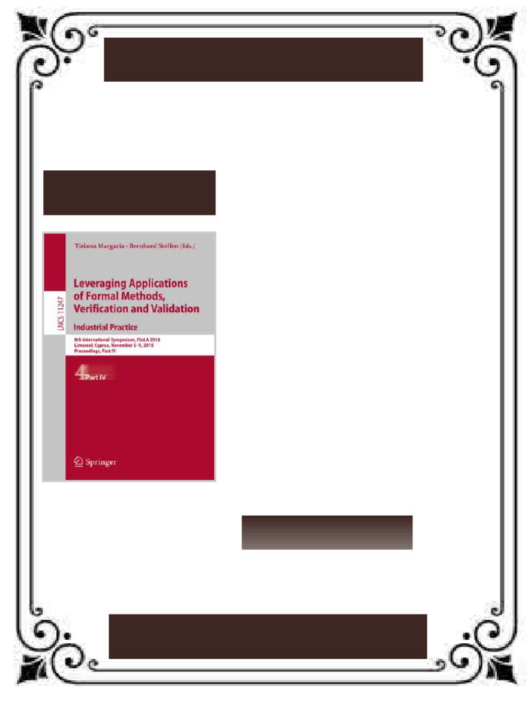 Leveraging Applications of Formal Methods Verification and Validation ...
