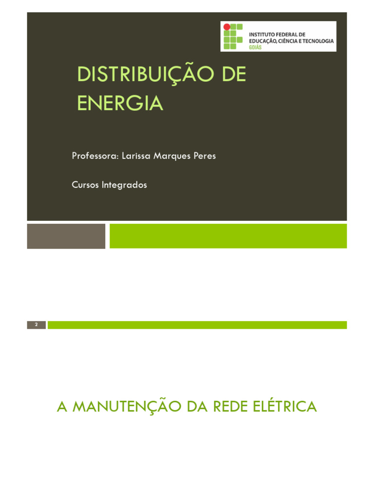 Manutenção da Rede Elétrica: Tipos e Práticas | PDF | Eletricidade
