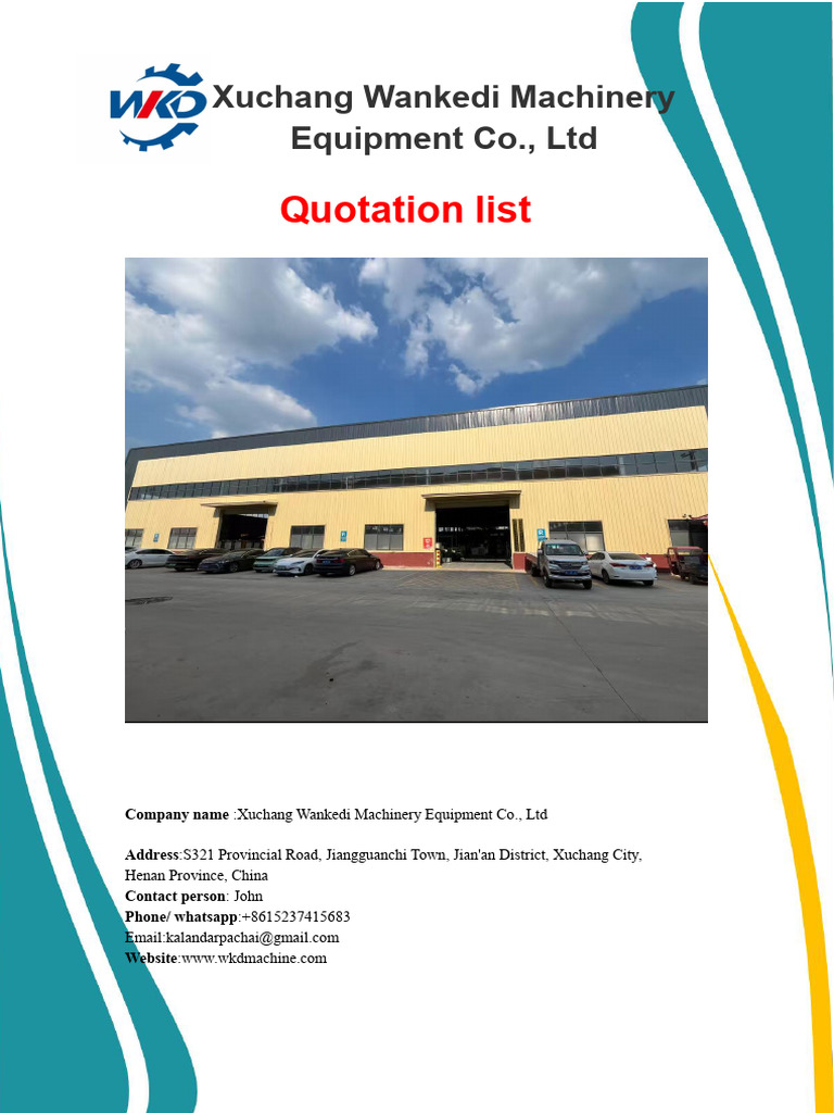 Semi-Auto Toilet Paper Machine Quotation | PDF | Paper