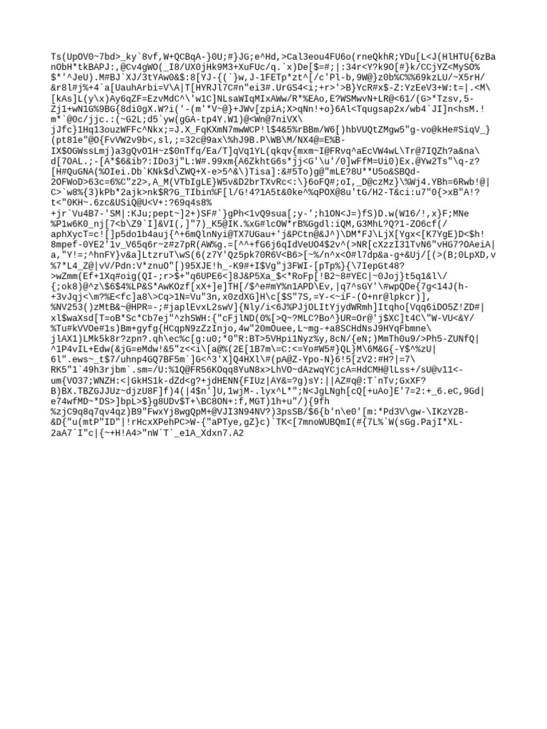 Encrypted Data String Analysis | PDF