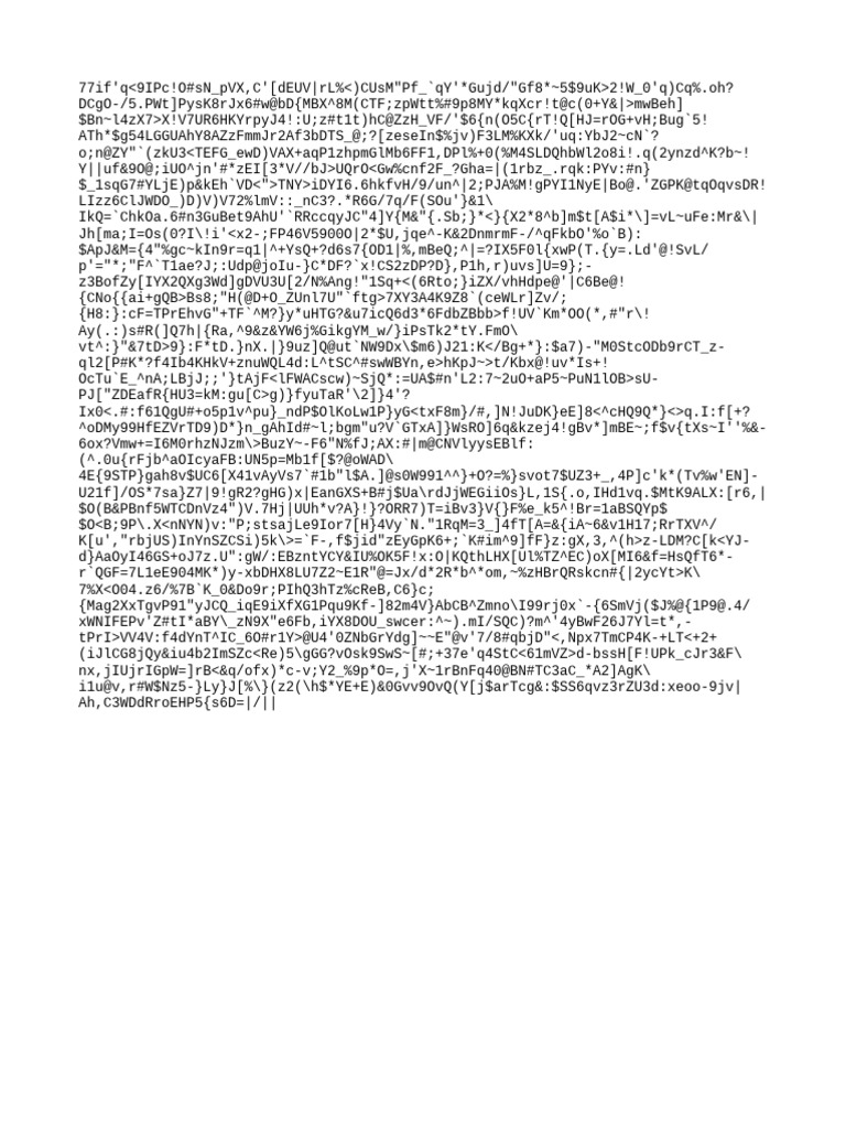 Encrypted Data Analysis Document | PDF
