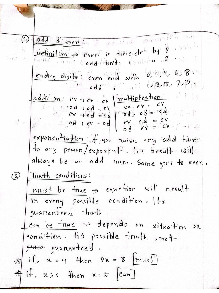 Tondra's Math Notes | PDF