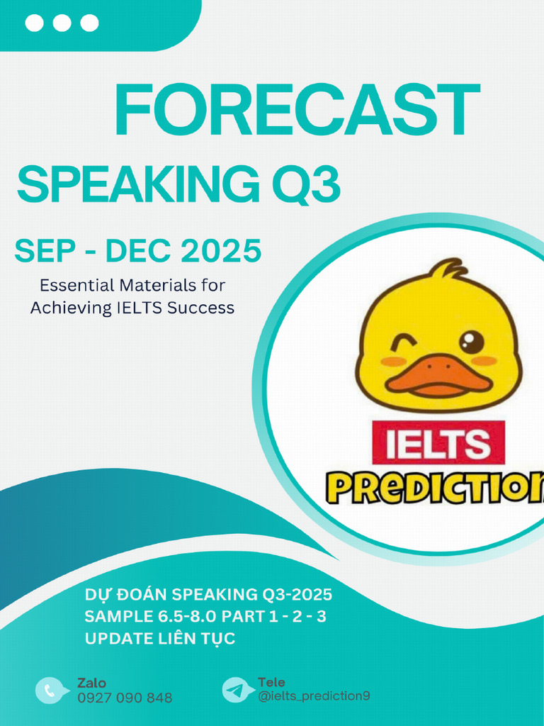 Forecast Speaking q3 Old Questions (1) | PDF | Advertising