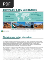 Dry Bulk Market Outlook 2010-2012 | PDF | Emerging Markets | Iron Ore