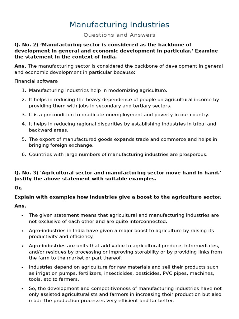 Manufacturing Industries | PDF | Pollution | Waste
