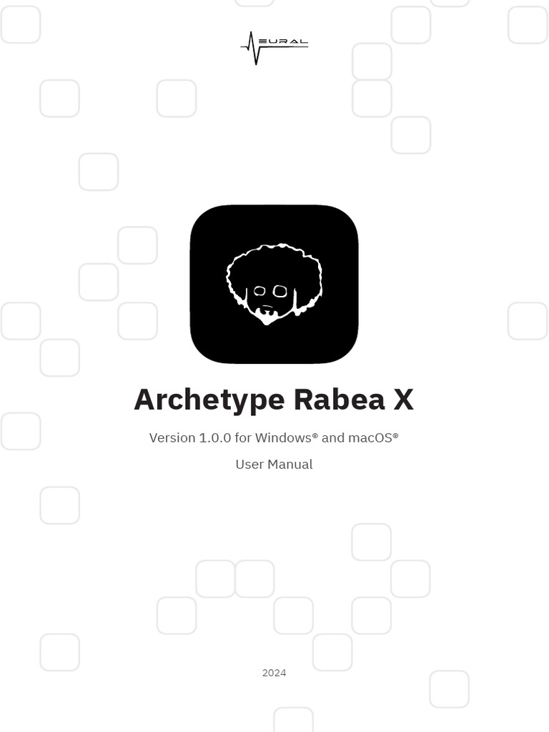 Archetype Rabea X User Manual Guide | PDF | Equalization (Audio ...