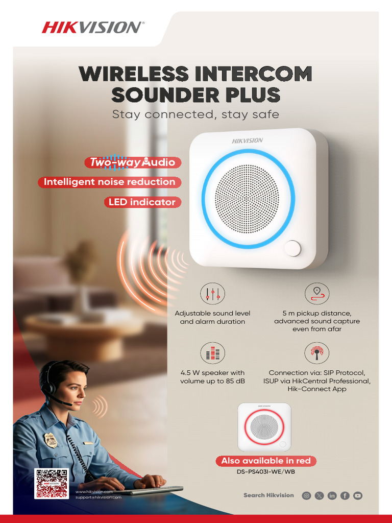 Intercom-Sounder-hikvision Pour La Secu | PDF