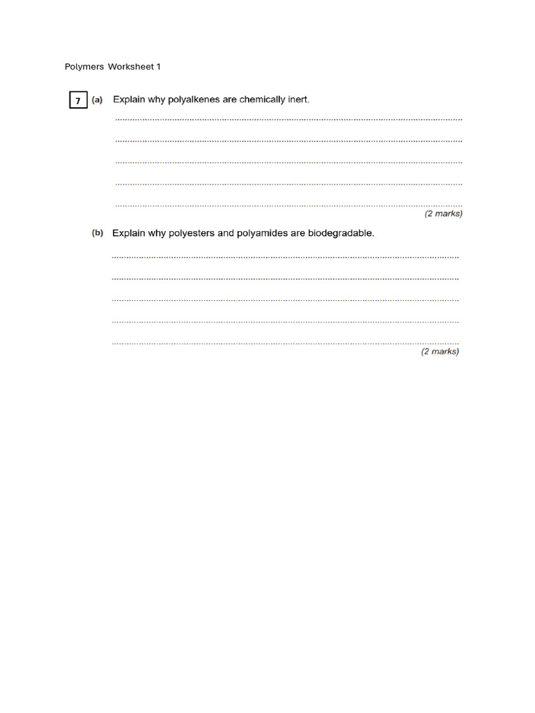 Polymers Worksheet 1_251209_152655 | PDF