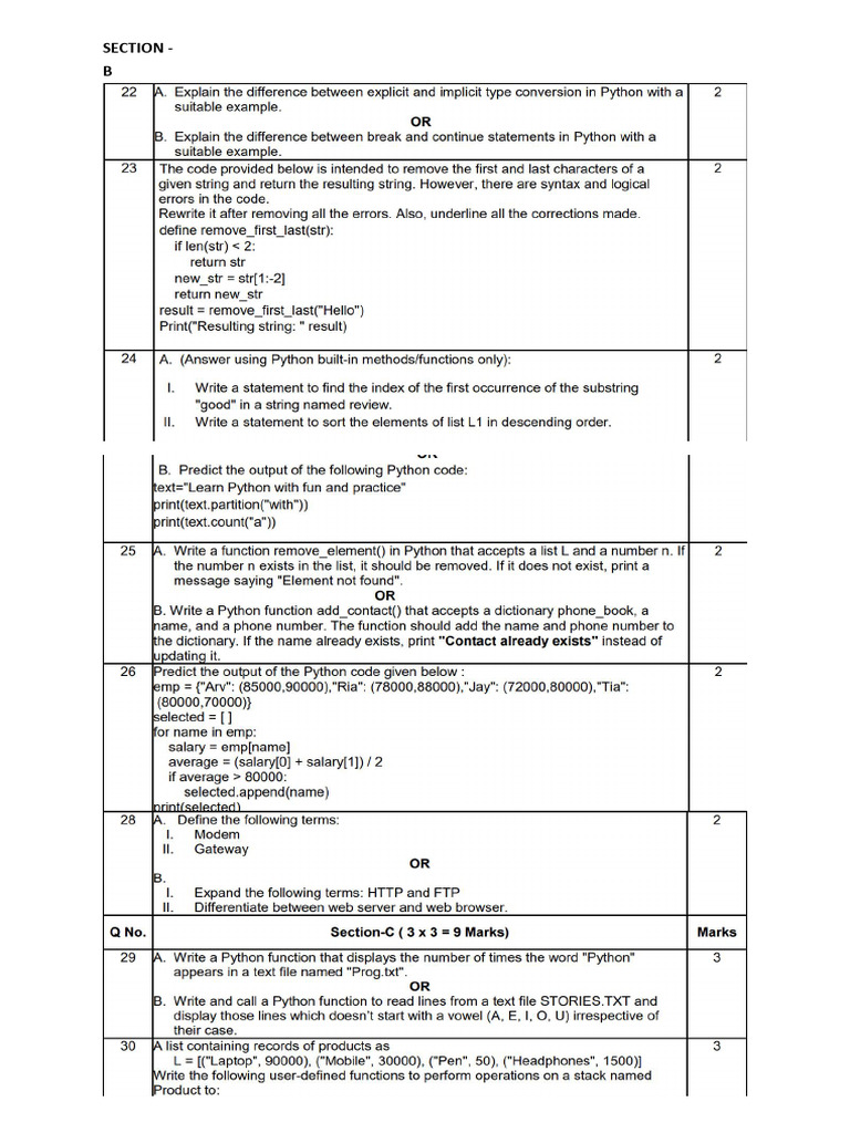 Sample Paper 2 | PDF