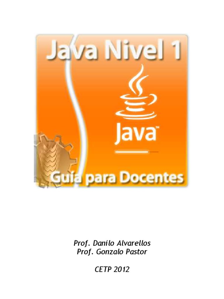 Guía de Programación en Java para Docentes | PDF | Java (lenguaje de ...