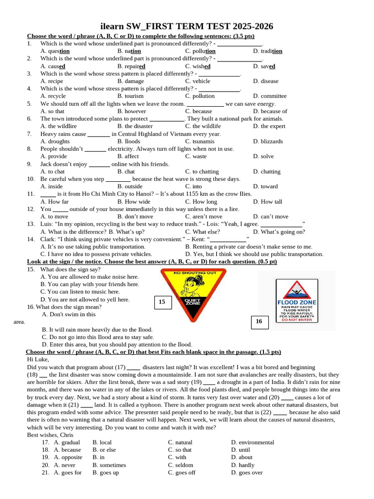 23.12 Grade 8 Ilearn Sw | PDF | Natural Disasters