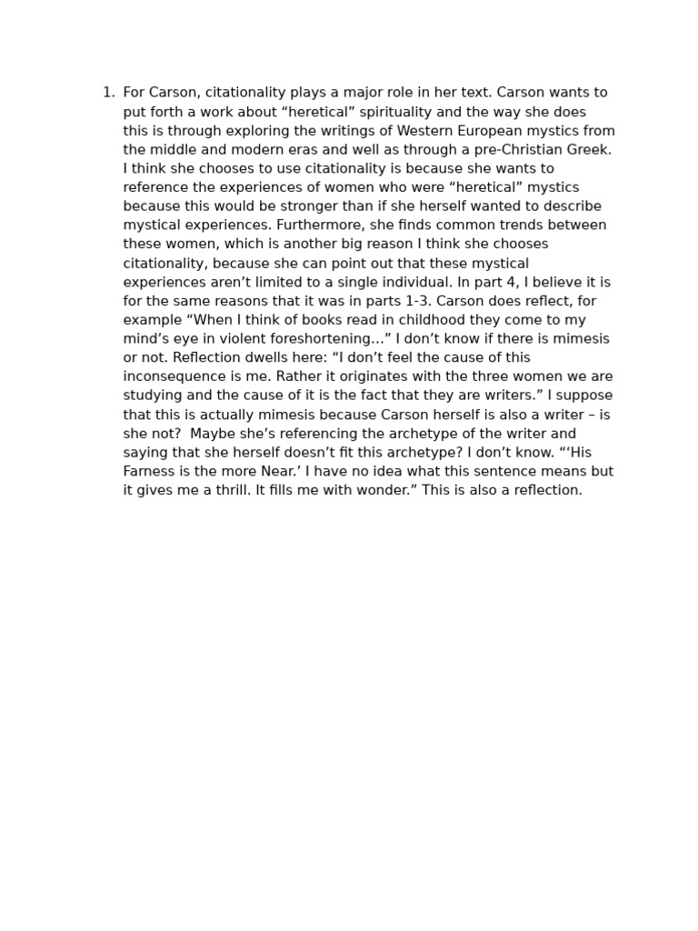 Carson's Exploration of Heretical Mystics | PDF