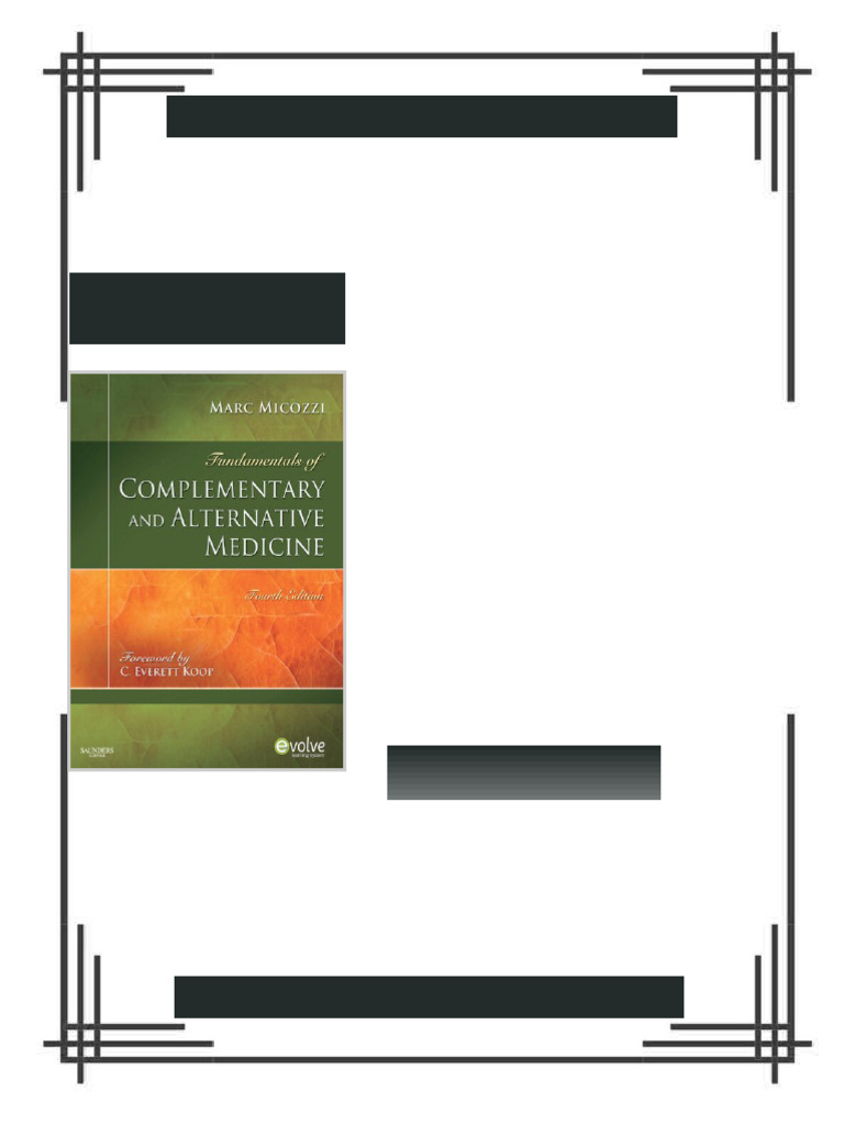 Fundamentals of Complementary and Alternative Medicine Fundamentals of ...