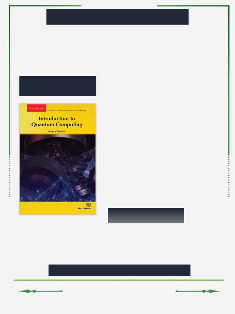 Introduction to Quantum Computing (River Publishers Series in Rapids in ...