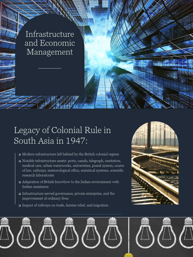Colonial Infrastructure Impact on India | PDF | Infrastructure | Rail ...