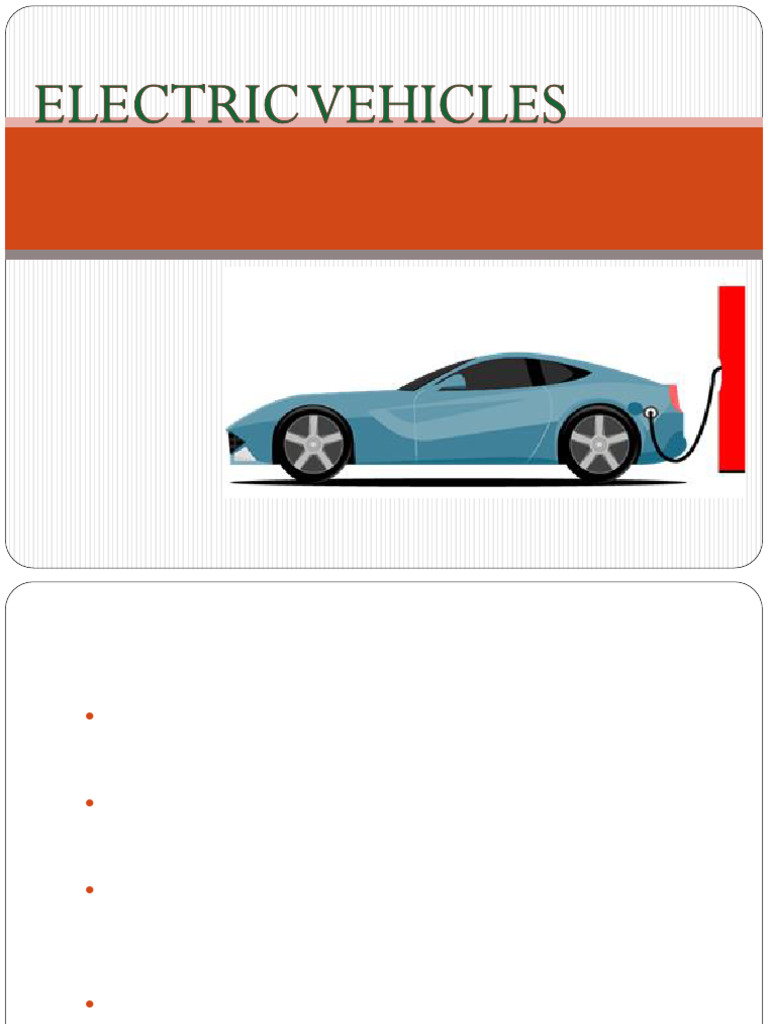 Understanding Electric Vehicles and Components | PDF | Electric Vehicle ...