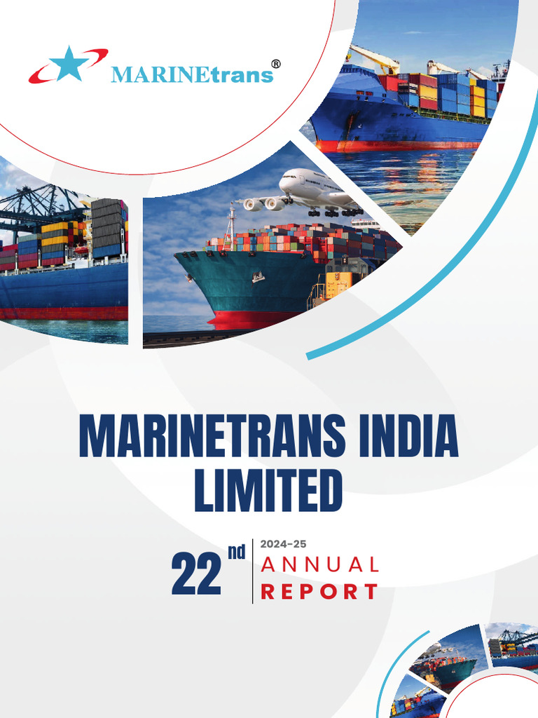 Marinetrans India Limited Annual Report 2024-25 | PDF | Transport ...
