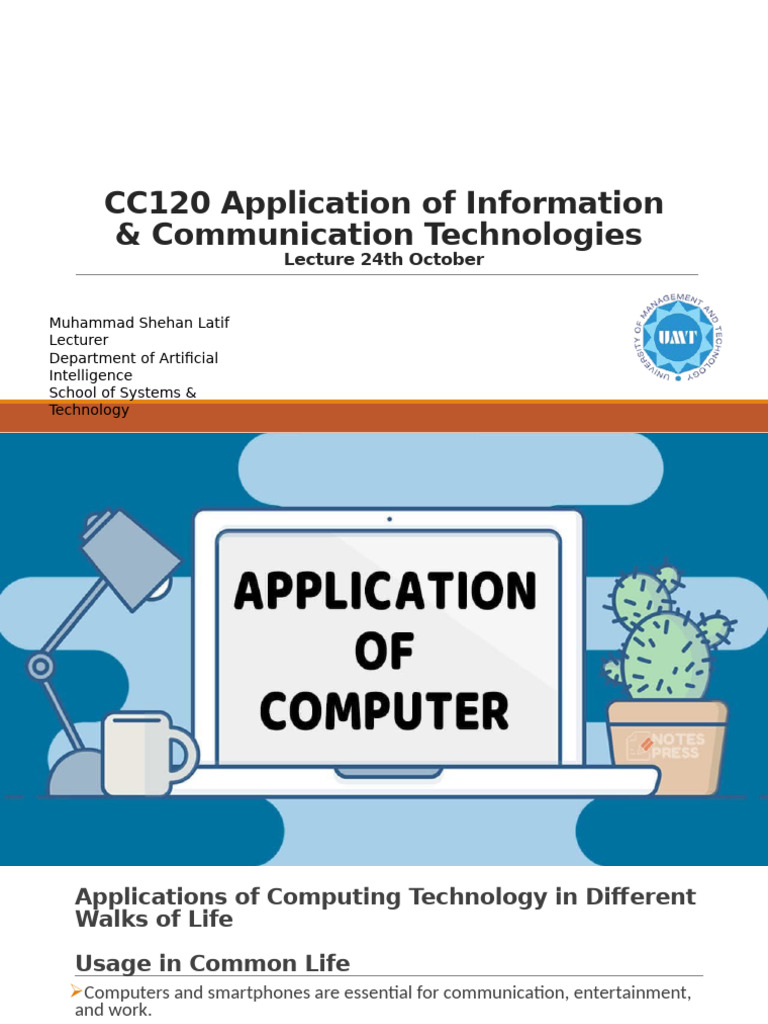 Applications of ICT in Daily Life | PDF | Analytics | Data