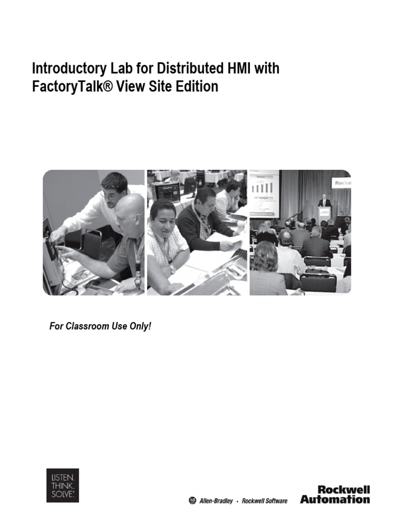 Intro to FactoryTalk HMI Lab Guide | PDF | Window (Computing) | Button ...