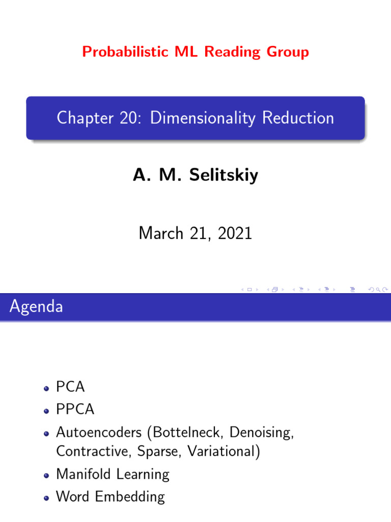 Dimensionality Reduction Techniques in ML | PDF | Software Engineering ...