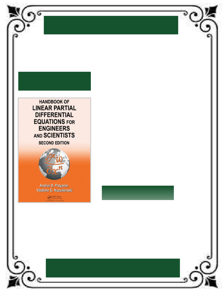 Handbook of Linear Partial Differential Equations for Engineers and ...