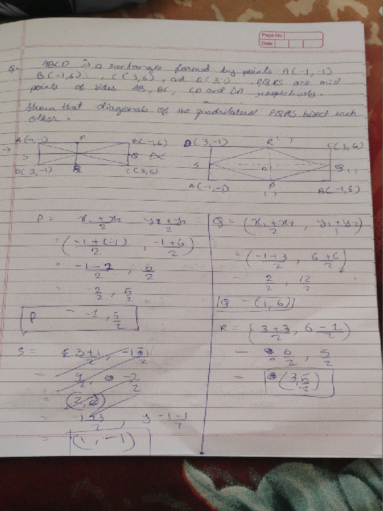 Abcd Is A Rectangle Formed | PDF