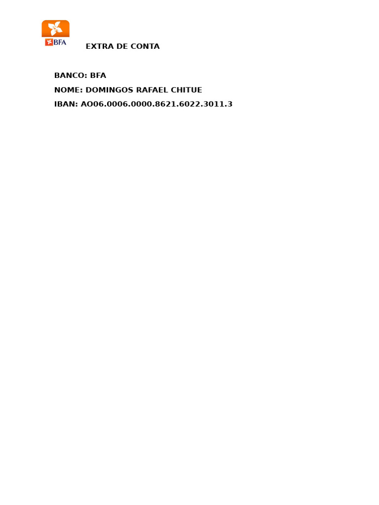 Extra de Conta | PDF